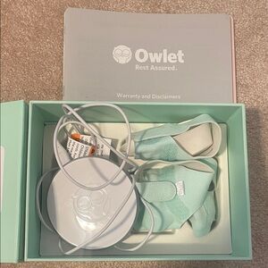 Owlet Baby Monitor Sock in Mint Green
